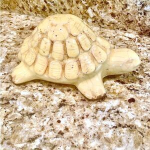Weathered Ceramic Turtle Decor